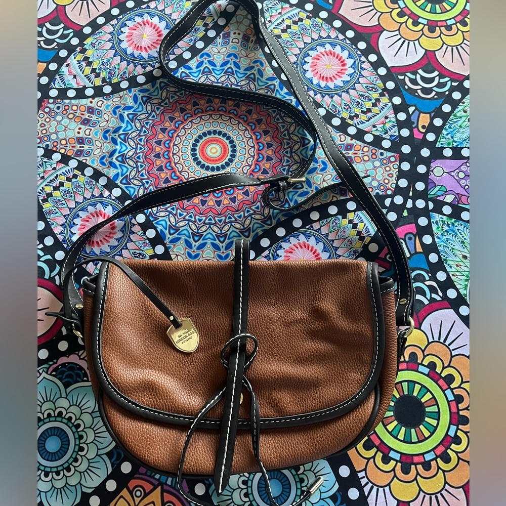 Brown Leather Crossbody Bag